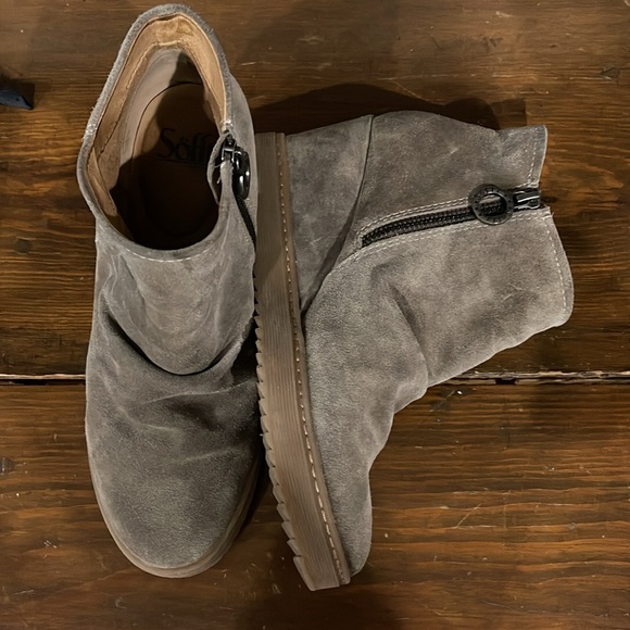 Sofft Taupe Booties size 9 Siri Waterproof - Picture 7 of 8